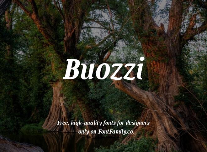 Buozzi Font