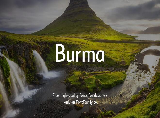 Burma Font