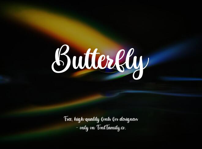Butterfly Font