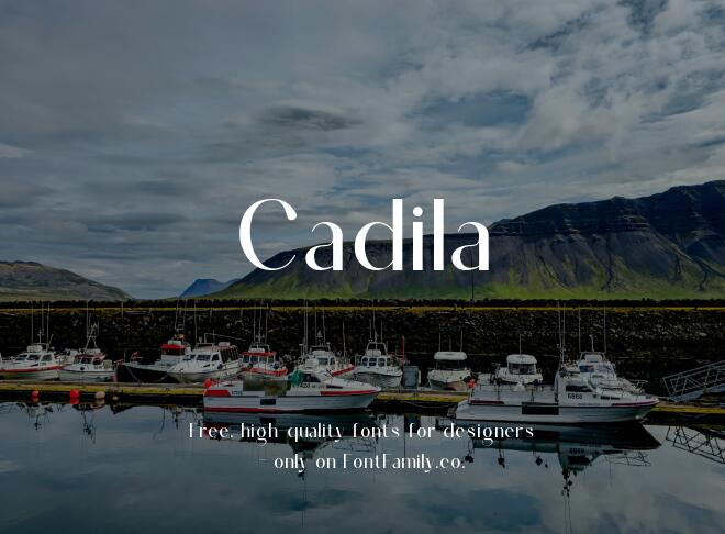 Cadila Font