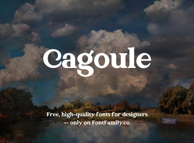Cagoule Font