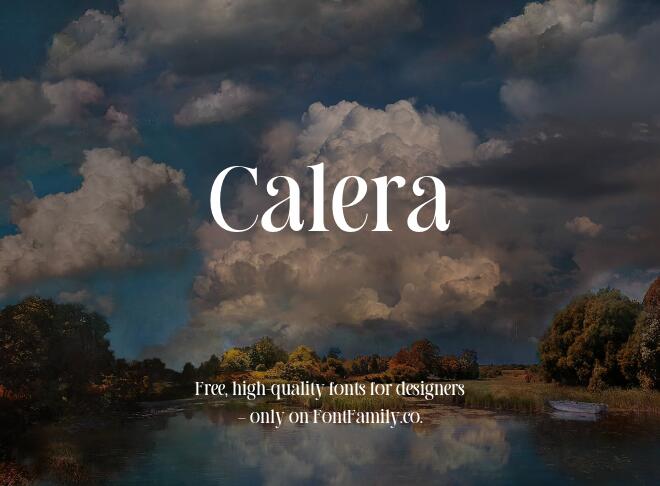 Calera Font