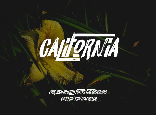 California Font
