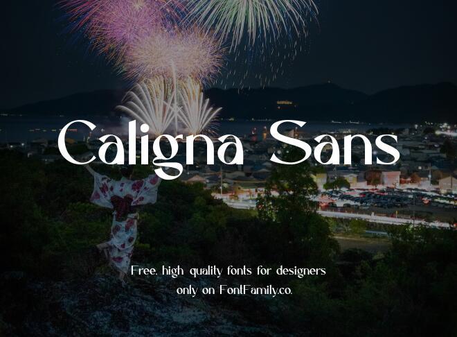 Caligna Sans Font