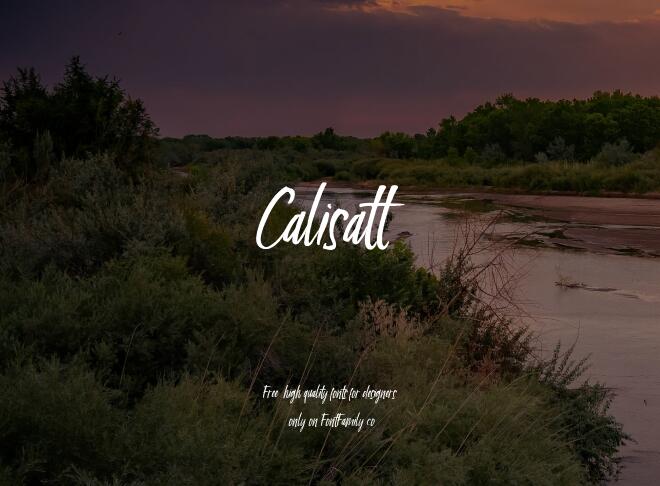 Calisatt Font