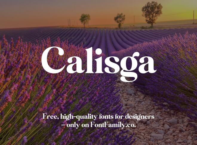 Calisga Font