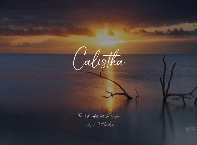 Calistha Font
