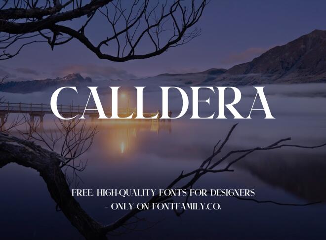 Calldera Font