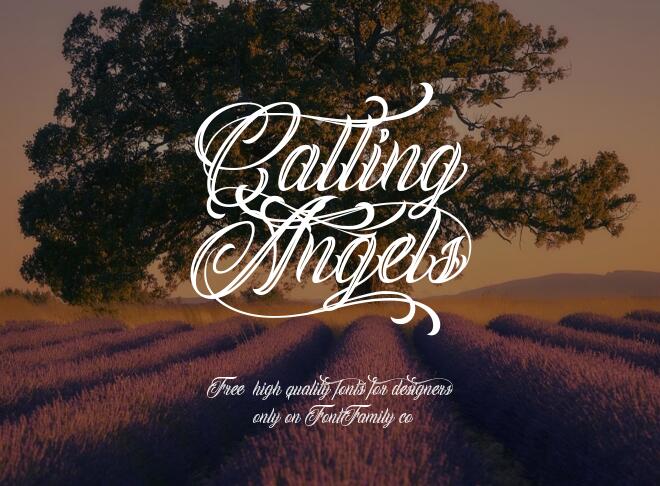 Calling Angels Font