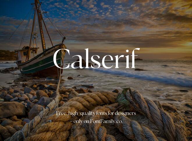 Calserif Font