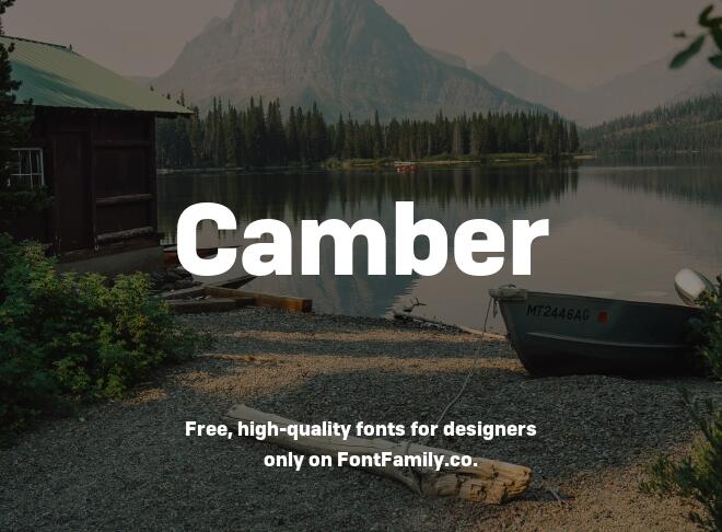 Camber Font