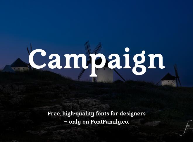 Campaign Font