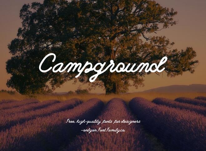 Campground Font