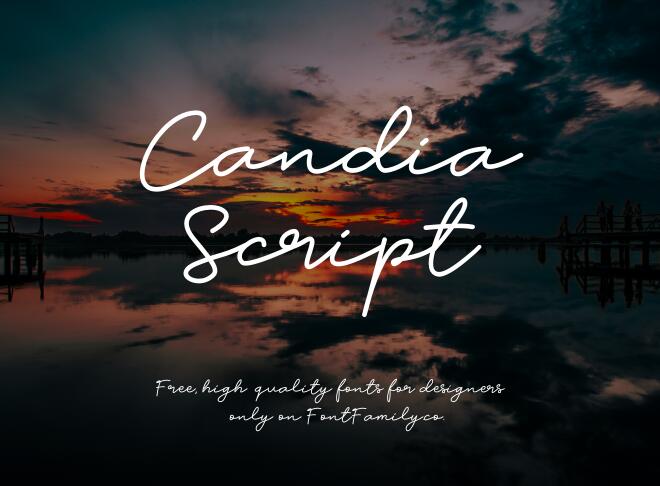 Candia Script Font
