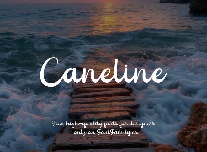 Caneline Font