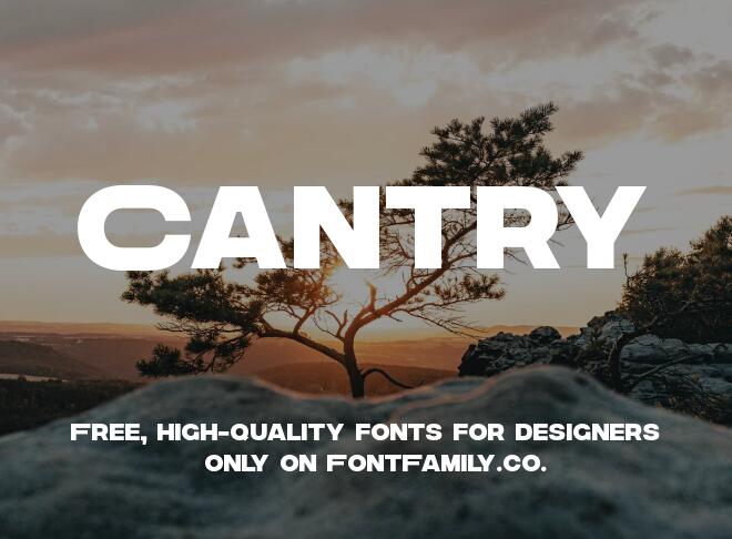 Cantry Font
