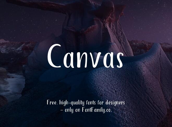 Canvas Font