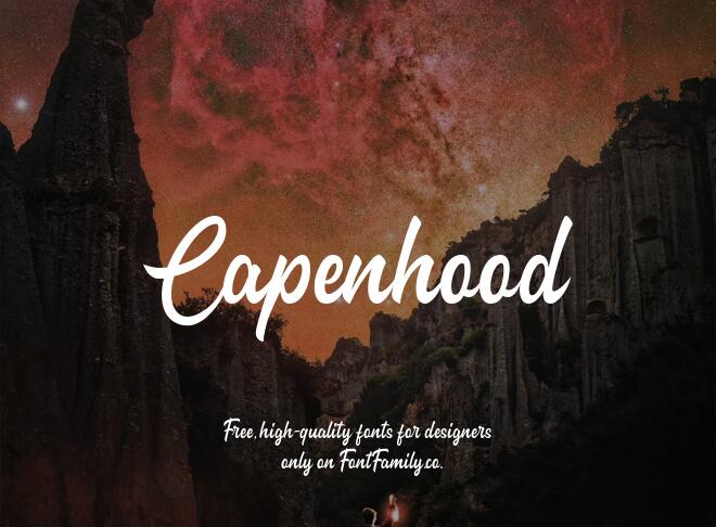 Capenhood Font