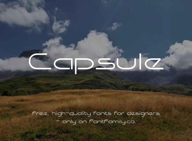 Capsule Font
