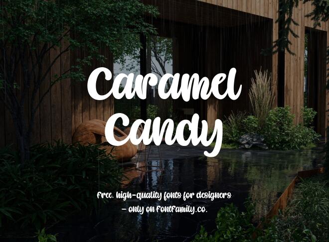 Caramel Candy Font