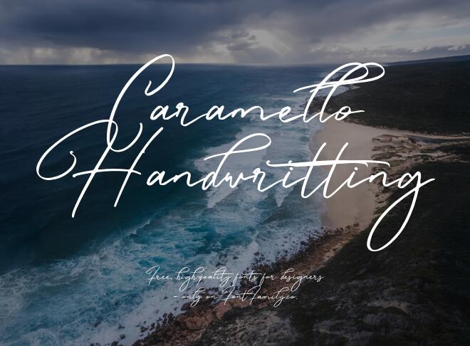 Caramello Handwritting Font