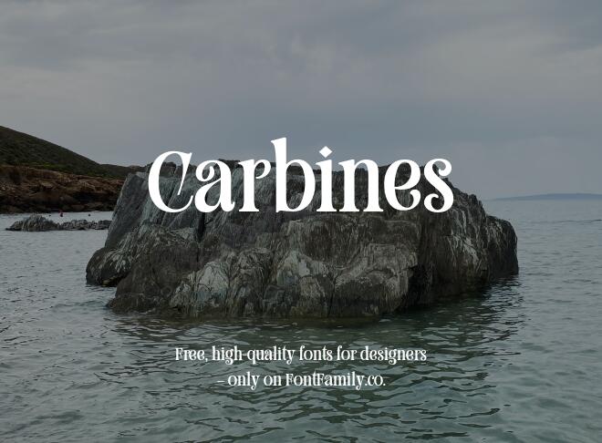Carbines Font