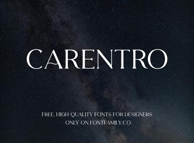 Carentro Font
