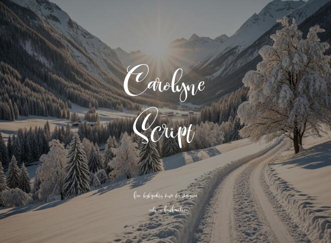 Carolyne Script Font