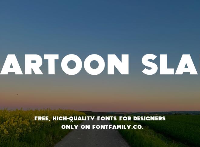 Cartoon Slam Font