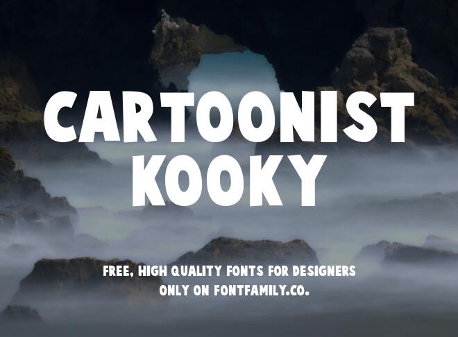 Cartoonist Kooky Font