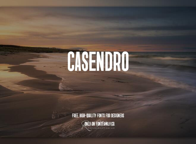Casendro Font