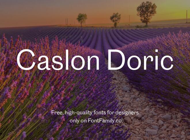 Caslon Doric Font