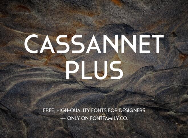 Cassannet Plus Font