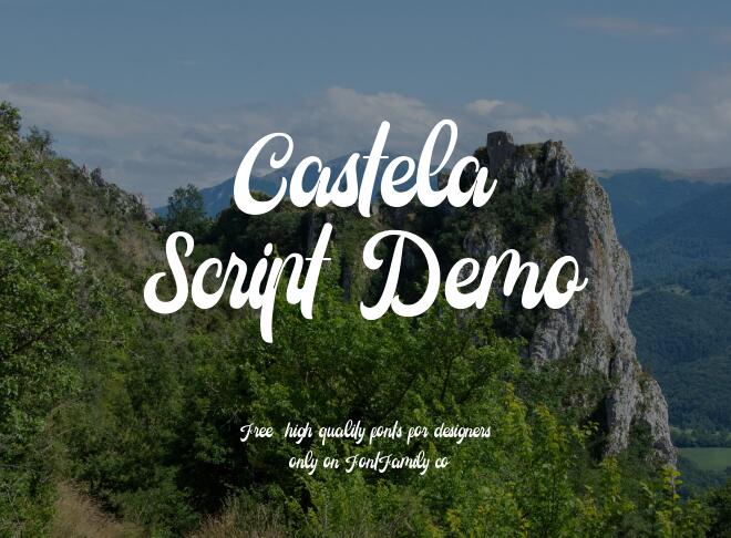 Castela Script Demo Font