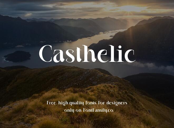 Casthelic Font