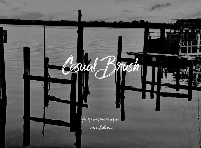 Casual Brush Font