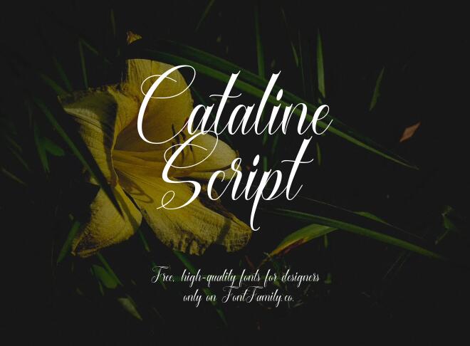 Cataline Script Font