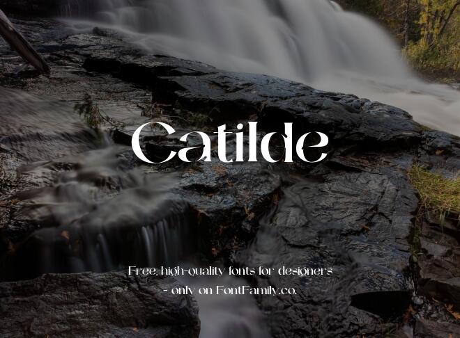 Catilde Font