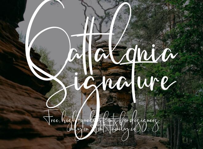 Cattalonia Signature Font