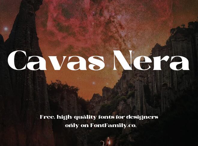 Cavas Nera Font
