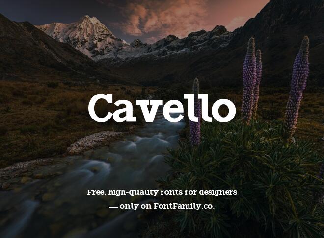 Cavello Font