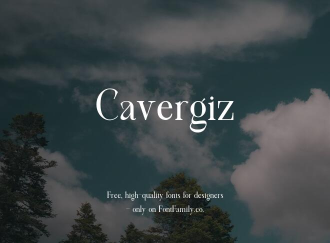 Cavergiz Font