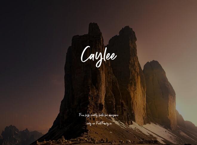 Caylee Font