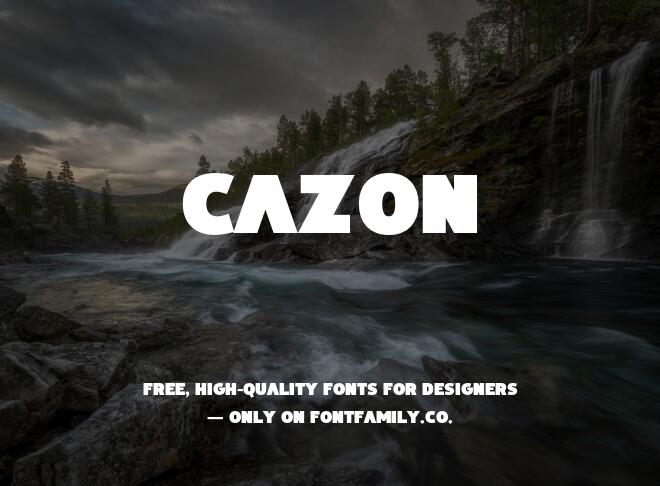 Cazon Font