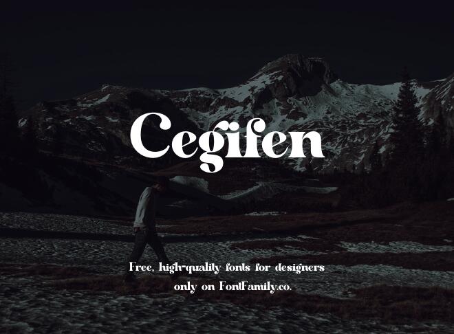 Cegifen Font