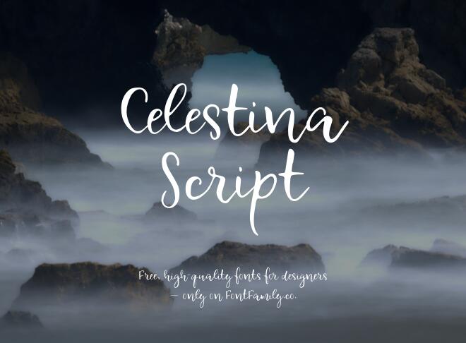 Celestina Script Font