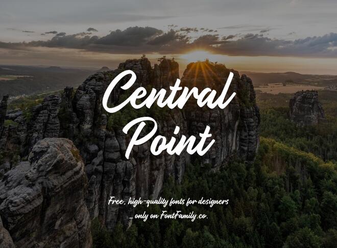 Central Point Font