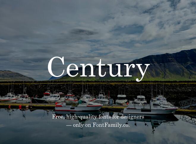 Century Font