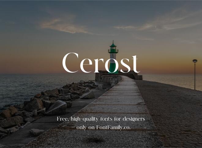 Cerost Font
