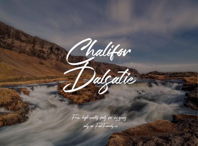 Chalifor Dalsatic Font